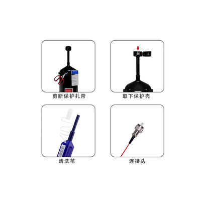 Fibra óptica de drones de transparência clara e leve com design leve