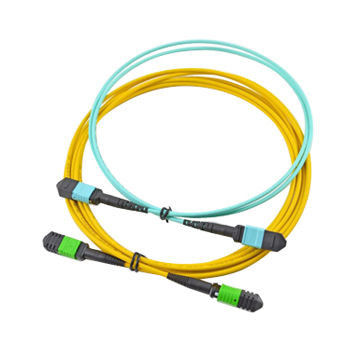 12 núcleos de módulo único MPO MTP Cable Cor amarelo Trunk Fibra óptica cabos de montagem para SFP
