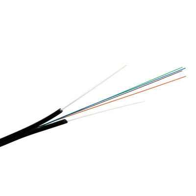 Cabo de Queda FTTH Monomodo de 2 Fios com Material PVC/LSZH para Aplicações de Fibra Óptica Internas