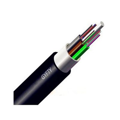 GYFTY FRP 12 Core Single Mode Fiber Optic Cable para canalização de cabos subterrâneos com especificações G652D/G657A1/G657A2