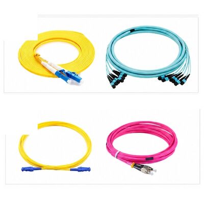 Conector ST/UPC OM3 Multimodo Fibra Óptica Pigtail 50/125 com Diâmetro de 2.0mm para Redes LAN e Campus