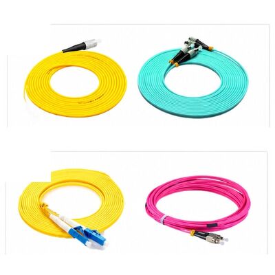 Pigtail de Fibra Óptica Simplex Certificado ISO CE RoHS com Conector SC LC e Fibra SM OS2 G652D