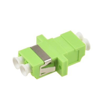 Adaptador plástico LC da fibra ótica ao LC com cor verde OM5 multimodo da luva cerâmica