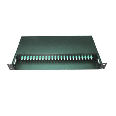 32C MPO MTP Fiber Optic Patch Panel com mola oval para Data Centers de alta densidade