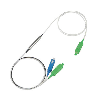 3 Portos SC APC FWDM Multiplexador de Divisão de Filtro de Fibra Óptica de comprimento de onda com comprimento de onda de 1515-1620 nm e baixa perda de inserção