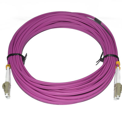 Conector LC-LC de 10 metros de comprimento, de 2,0 mm de diâmetro, cabo de ligação de fibra óptica para centro de dados CATV