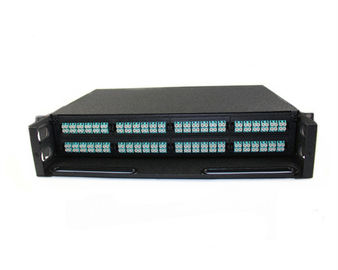 24 quadros de distribuição carregados cerco LGX da fibra ótica da fibra da montagem em rack do porto