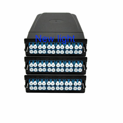 Módulo MPO de cassete padrão de perda com 12/24 núcleo e cabo de fibra óptica Corning para data centers de alta densidade