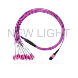 Multi cabo industrial da fibra com estilo dos conectores MTP/MPO de MTP/MPO