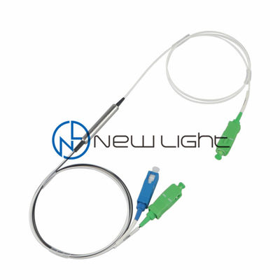 SC ST LC Multiplexador de divisão de comprimento de onda WDM de fibra óptica com baixa perda de inserção, alto isolamento e design compacto