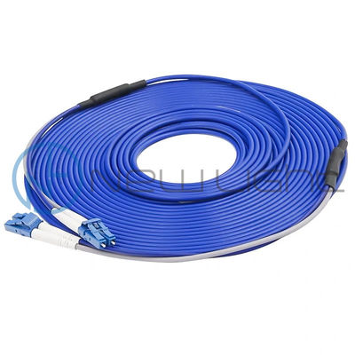 Duplex LC para LC Metal blindado Fibra Óptica Patch Cord para aplicações CATV