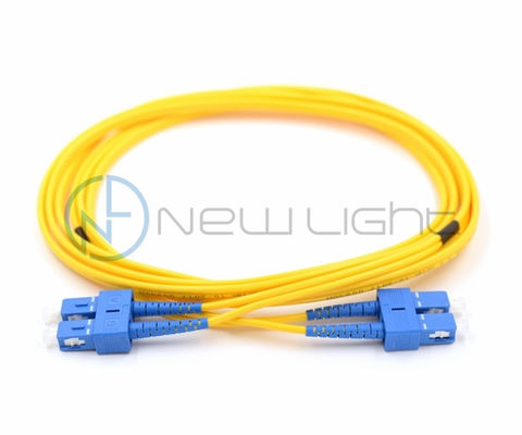 40G Transferência de longa distância SC UPC Duplex Fibra Óptica Patch Cord para Internet e CATV