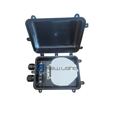 Emenda de Fibra Óptica com Capacidade para 48 Fibras, Material ABS+PC IP68, para Instalação Horizontal
