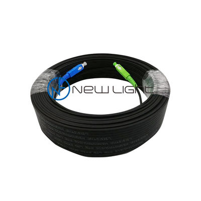 G657A1 Cordão de Fibra de Outdoor com comprimento de 100m 200m para conexões FTTH